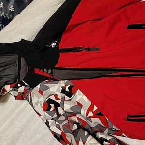 Spyder Red and Black Kids Jacket